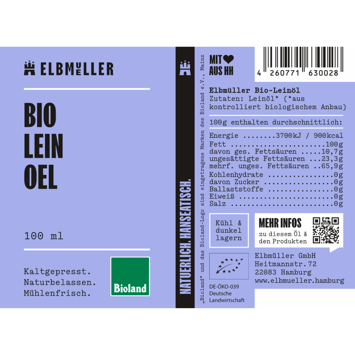 Bioland-Leinöl